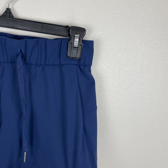 lululemon On the Fly Luxtreme Onyx Blue Athletic Shorts size 4 - Picture 7 of 8